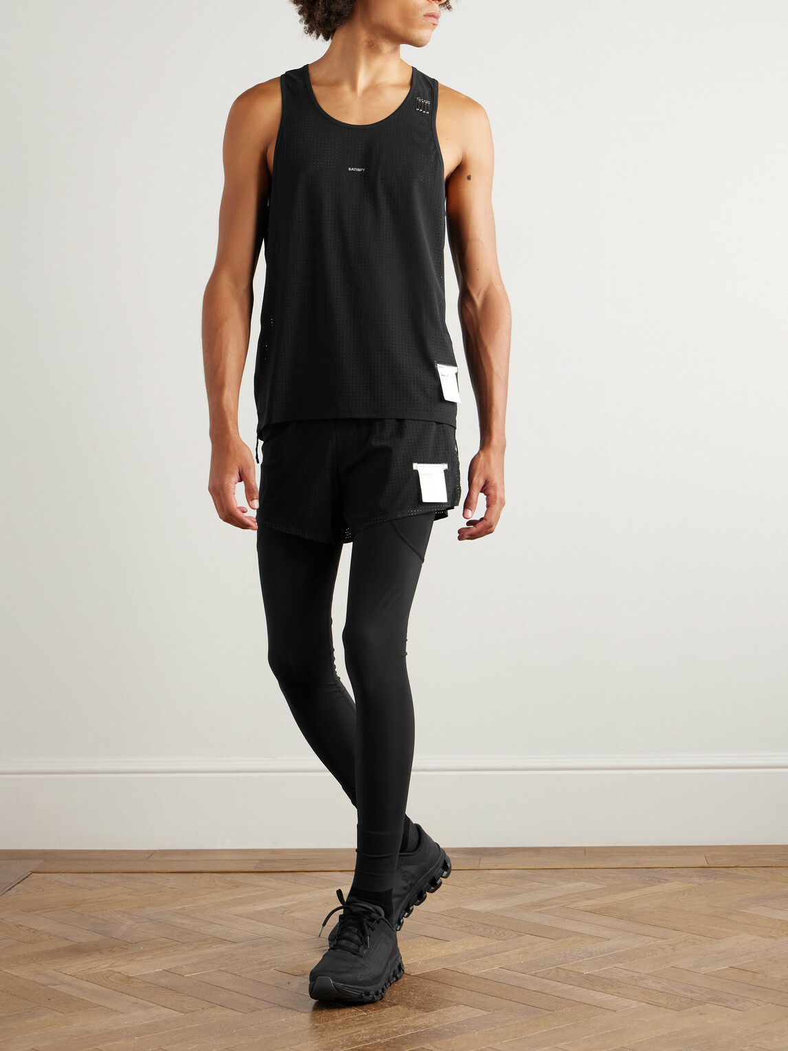 Satisfy - TechSilk™ Evo Running Tights - Black