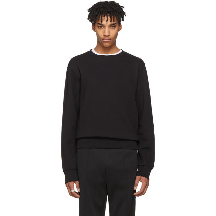 Photo: Maison Margiela Black Elbow Patch Sweatshirt 