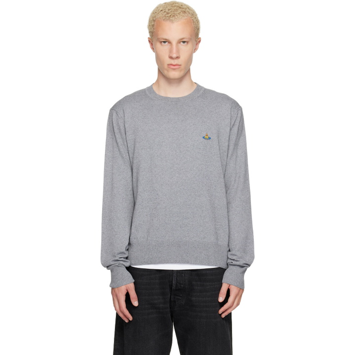 Photo: Vivienne Westwood Gray Alex Round Neck Sweater