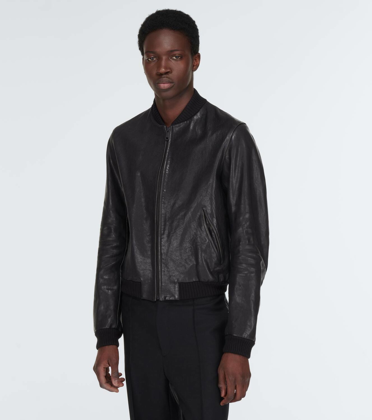 Prada Bomber leather jacket