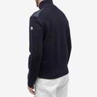 Moncler Men's Down Knit Jacket in Navy