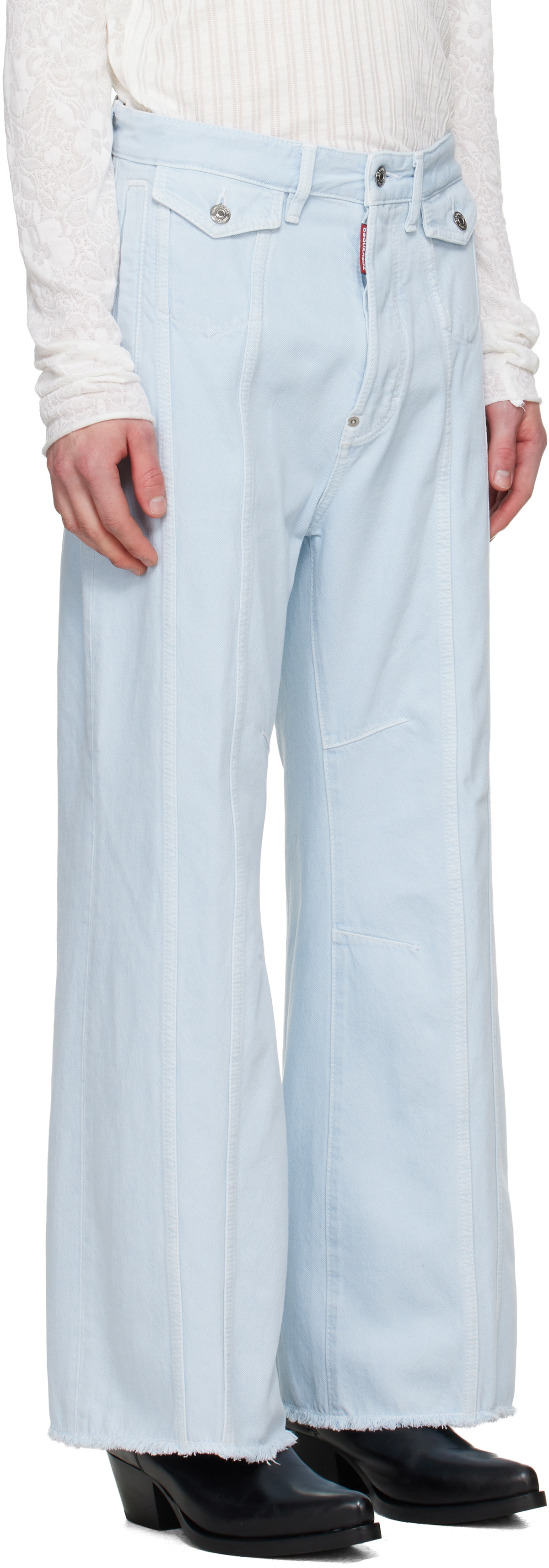 Dsquared2 Blue Powder Wash Eros Jeans