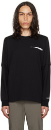 sacai Black Interstellar Long Sleeve T-Shirt