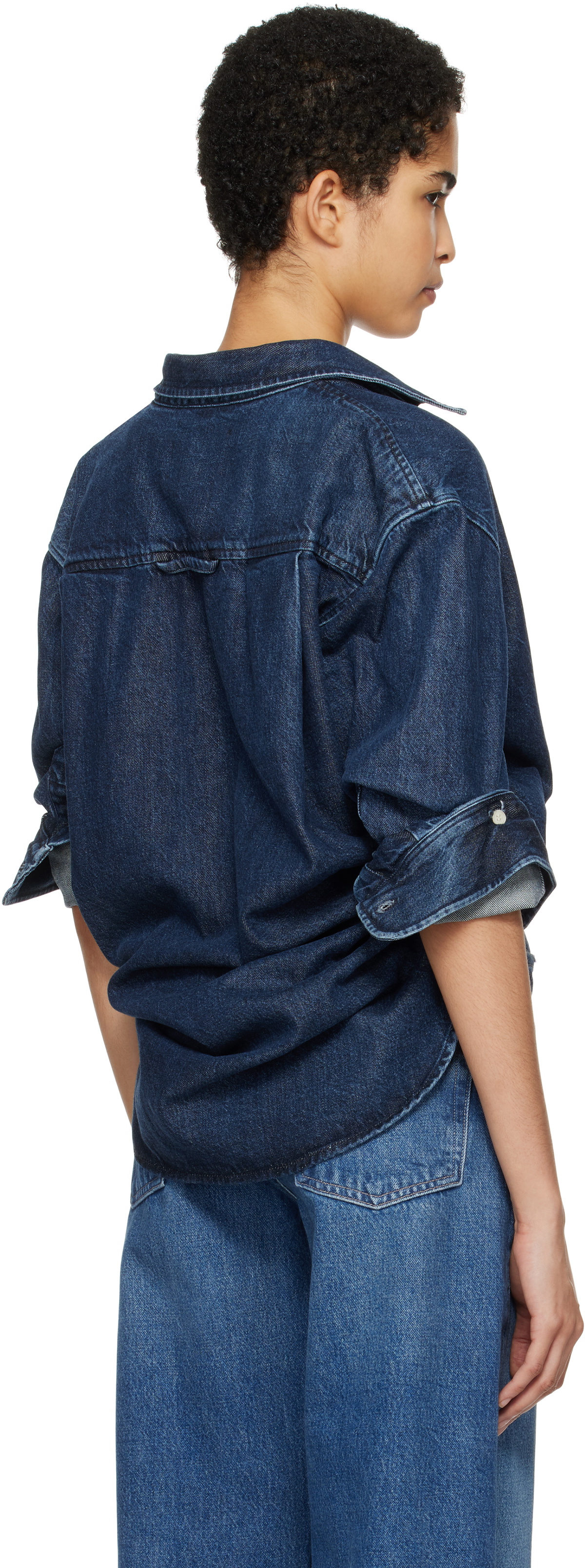 【Citizens of humanity】KAYLA デニムシャツ S ブルー Kayla Western Shirt in Douro – Citizens of Humanity