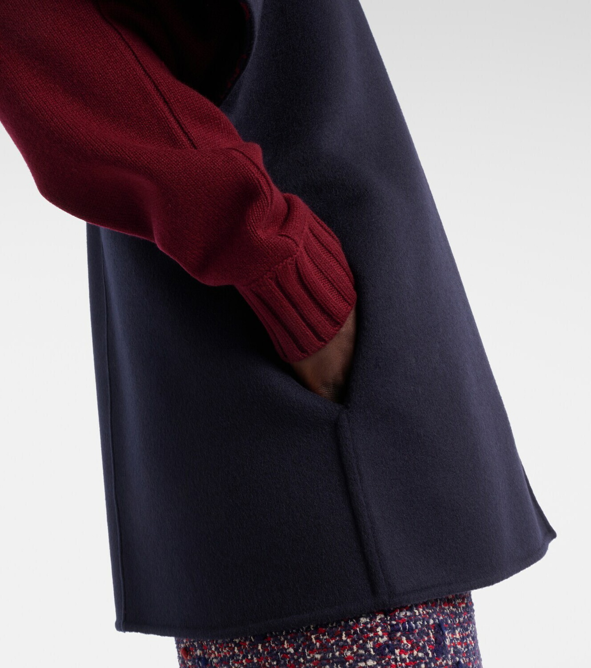 Gucci Single-breasted wool cape