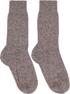 Baserange Three-Pack Multicolor Rib Overankle Socks