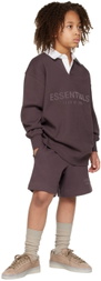 Essentials Kids Purple Button Polo