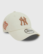 New Era Mlb Patch 9 Forty New York Yankees White - Mens - Caps