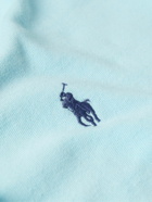 Polo Ralph Lauren - Logo-Embroidered Cotton-Jersey Zip-Up Hoodie - Blue