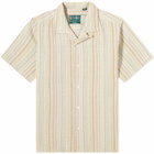Gitman Vintage Men's Baja Blanket Camp Shirt in Natural