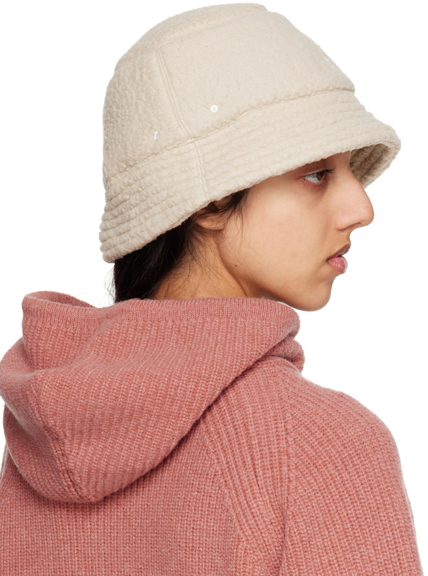 OTTI Beige Embroidered Bucket Hat