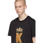 Dolce and Gabbana Black King Patch T-Shirt