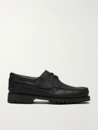 Timberland - Authentic 3-Eye Lug Full-Grain Leather Boat Shoes - Black