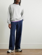 Remi Relief - Paint-Splattered Cotton-Jersey Sweatshirt - Gray