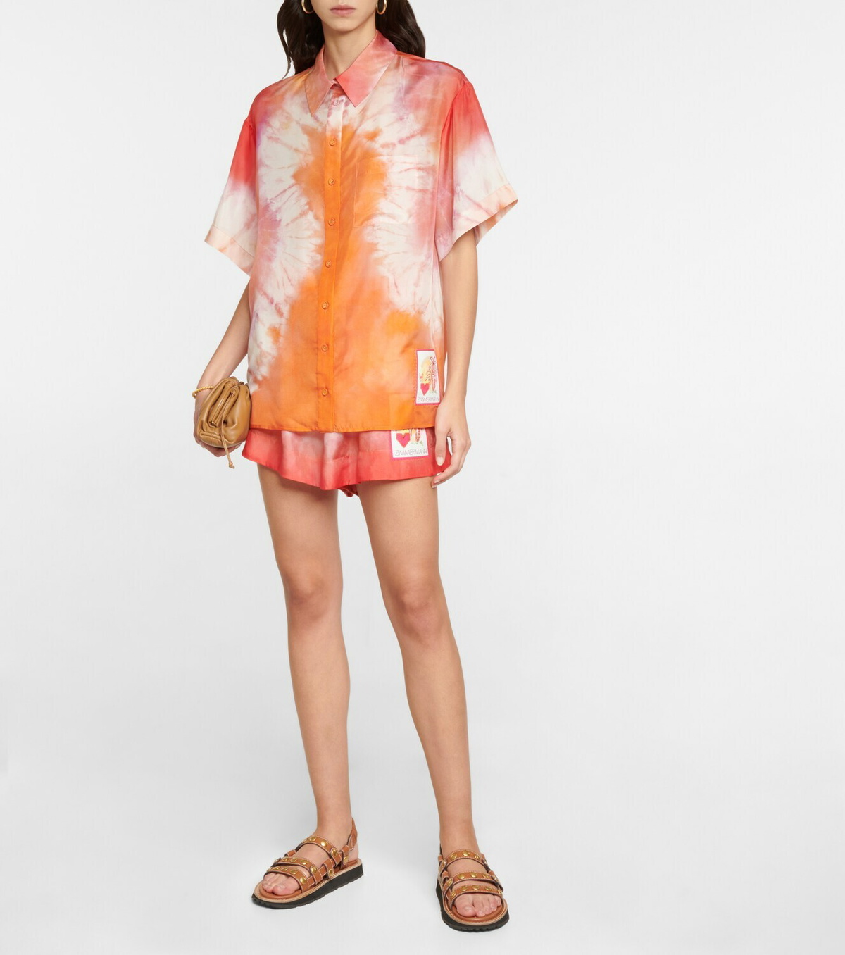 Zimmermann - Violet tie-dye silk shirt Zimmermann