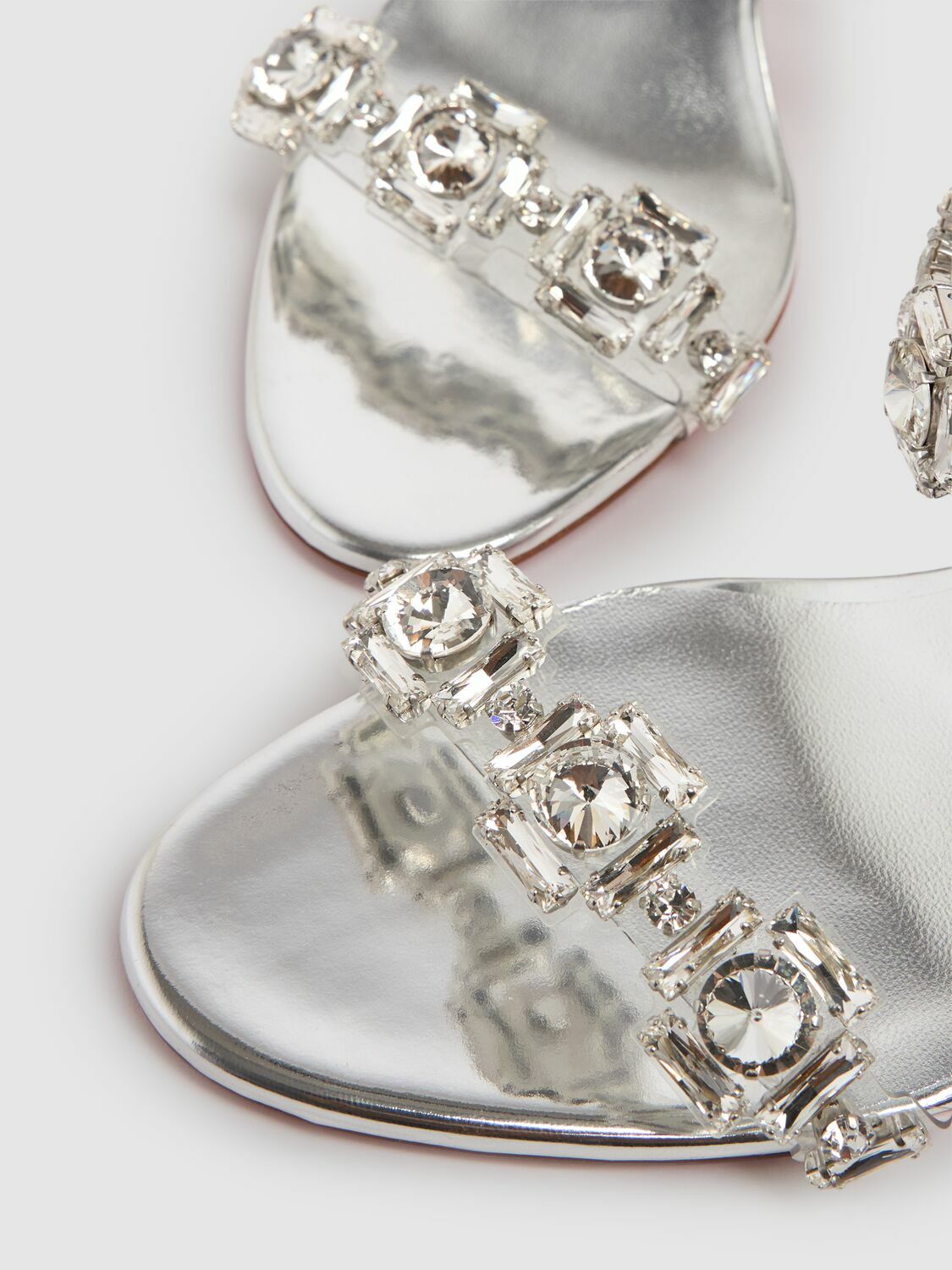 CHRISTIAN LOUBOUTIN 85mm Just Jewel Crystal Sandals