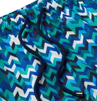 Missoni - Short-Length Printed Swim Shorts - Blue