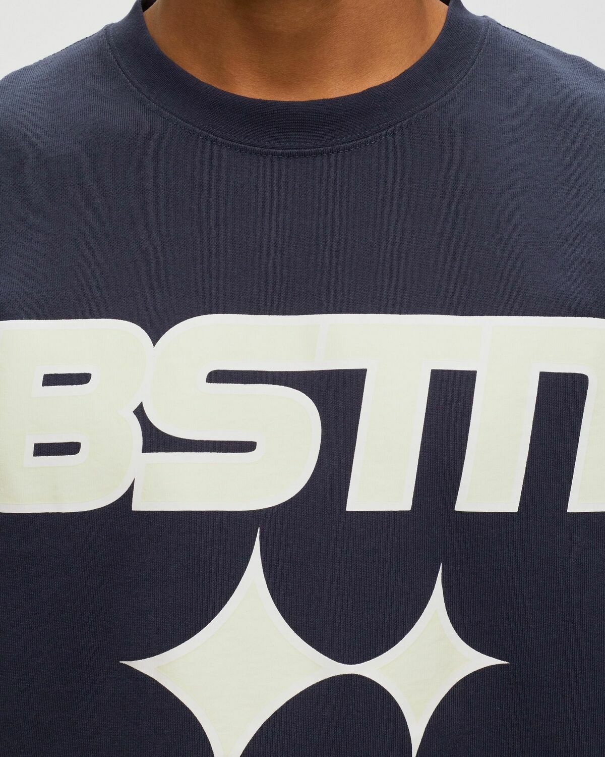 Bstn Brand Uv Reactive Heavyweight Tee Blue - Mens - Shortsleeves