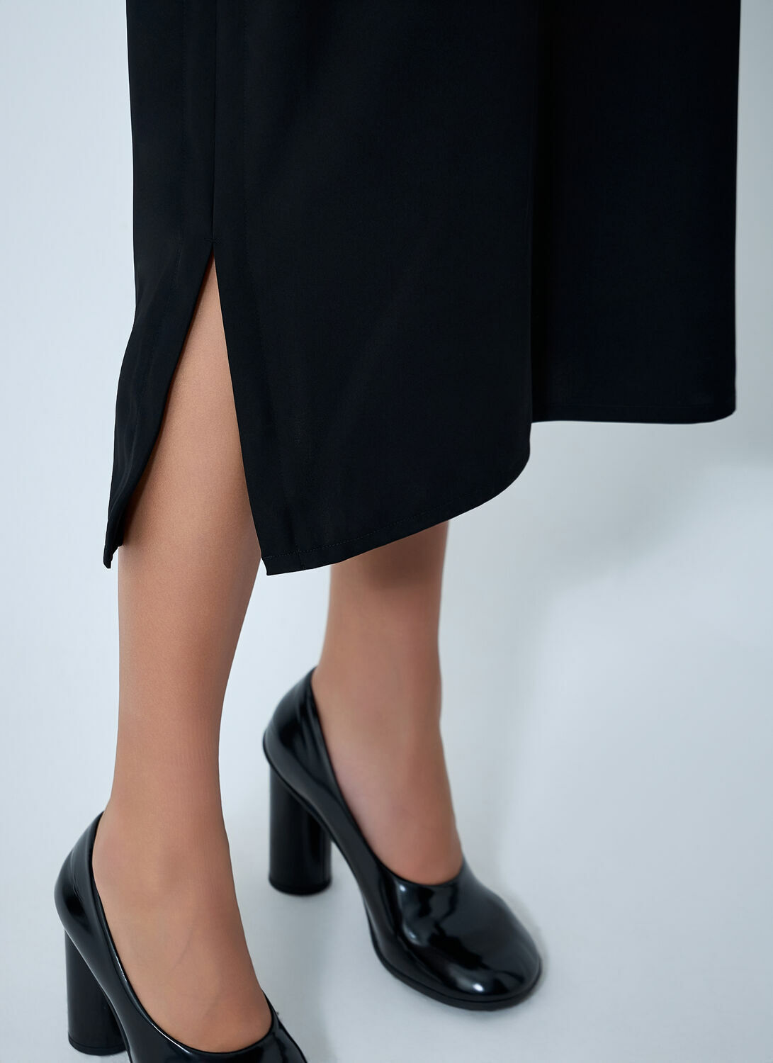 Yohji Yamamoto Double Knit Midi Dress