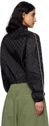 MISBHV Black Monogram Nylon Windbreaker Jacket
