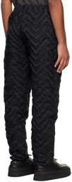 Song for the Mute Black Quilted Trousers