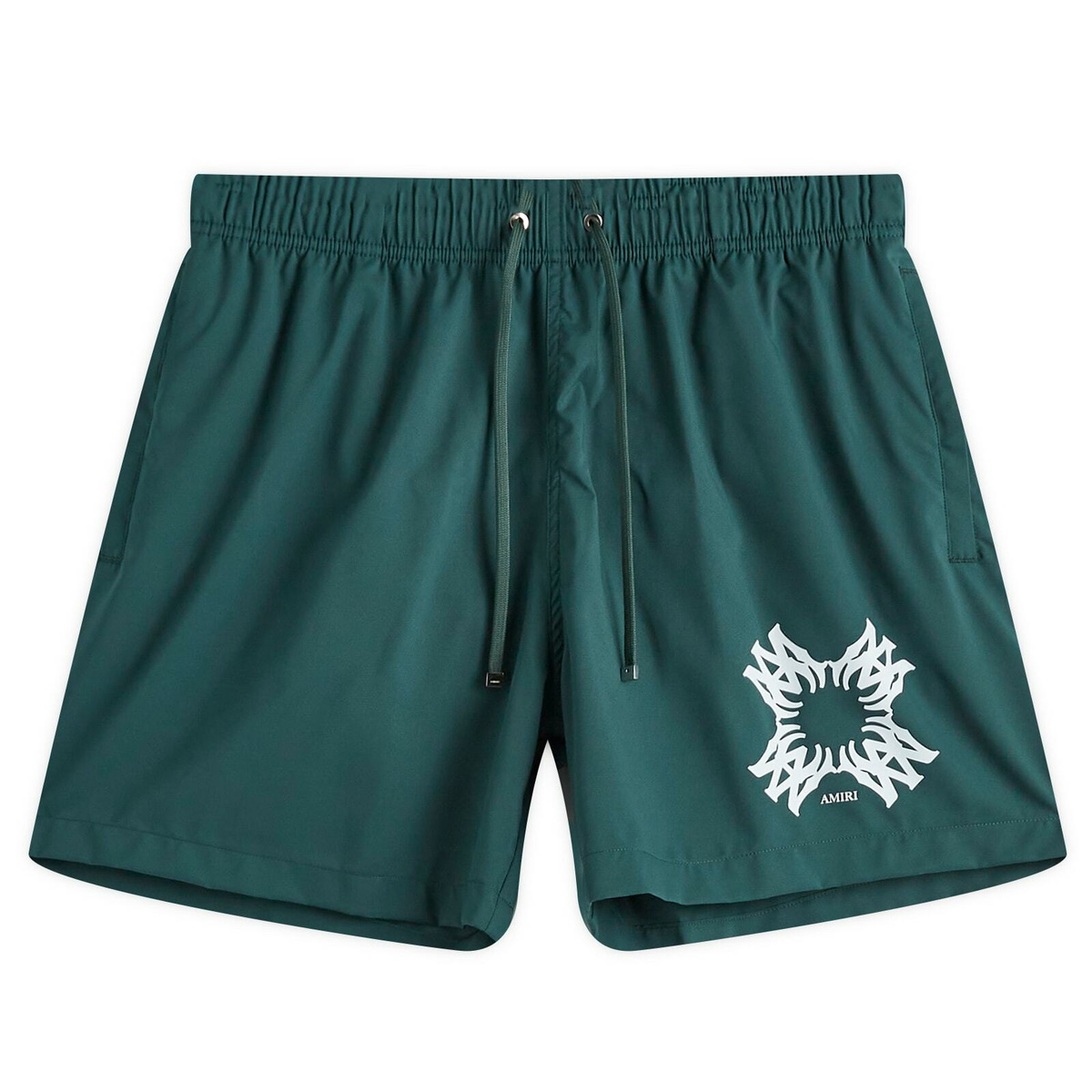 AMIRI Men's Quad Print Swim Shorts in Evergreen Amiri