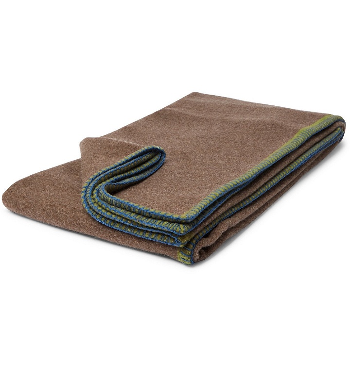 Photo: RD.LAB - Wool and Cashmere-Blend Blanket - Multi