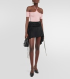 KNWLS Halterneck mesh bodysuit