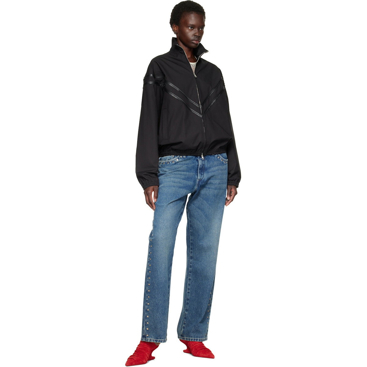 Stefan Cooke Black Pinking Corded Jacket