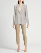 Agnona Womens Blazer Light in Grey