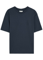 Drake's Hiking Cotton T-shirt Navy