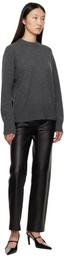 Loulou de Saison Black Cobe Leather Pants