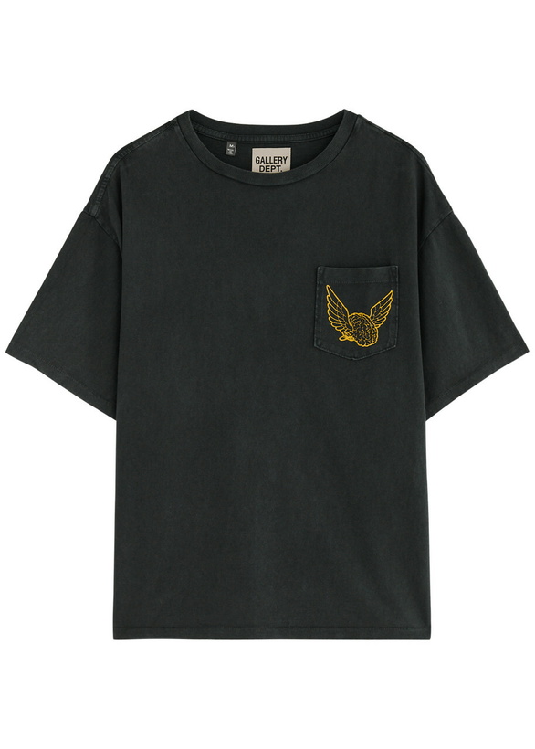 Photo: Gallery Dept. Flying Brain Printed Cotton T-shirt Black