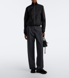 Prada Suede-trimmed sneakers