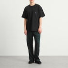 Needles Men's Crew Neck T-Shirt in Black