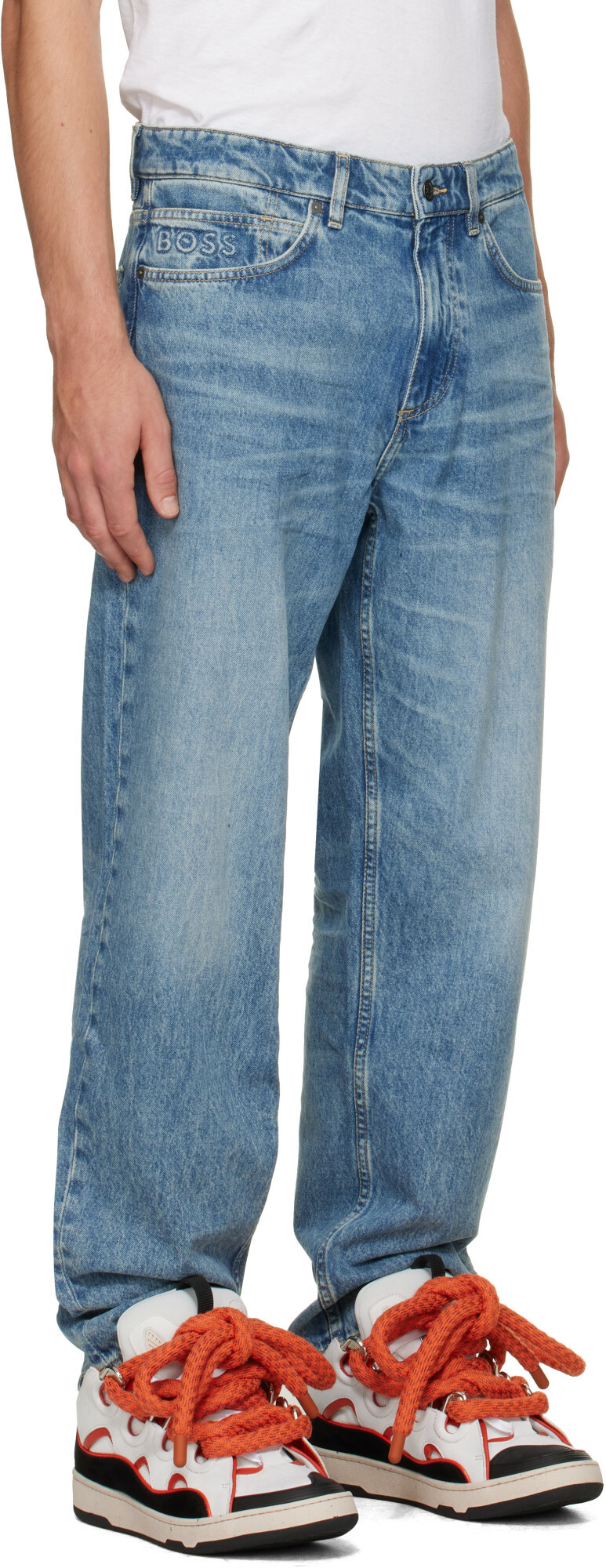 BOSS Blue Faded Jeans