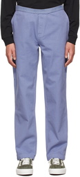 Brain Dead Blue Washed Velcro Trousers