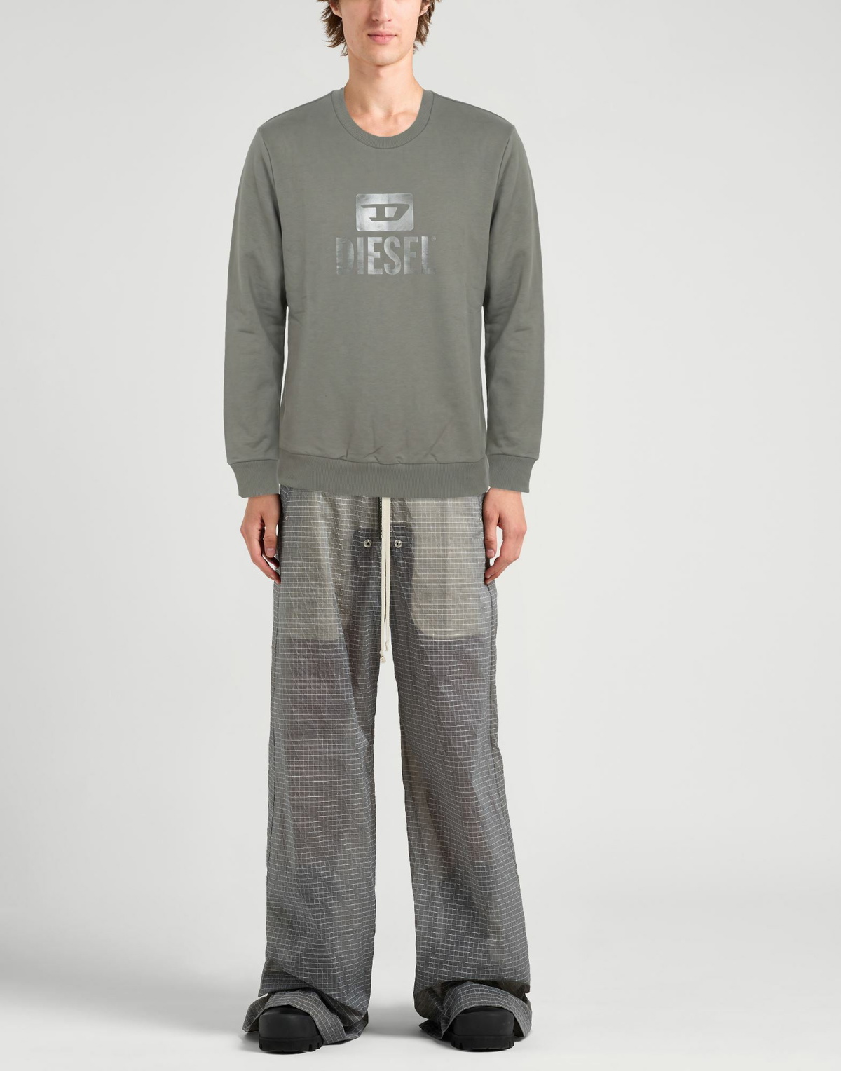 Diesel Mens Sweatshirt in Grey