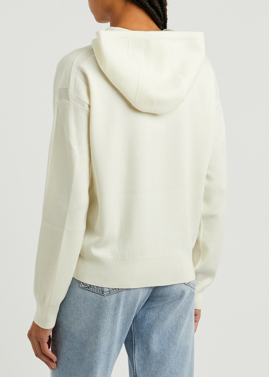 Canada Goose Belleville Hooded Wool Sweatshirt, Cream, Sweatshirt 