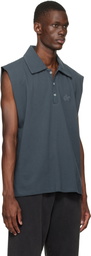 Serapis Gray Sailor Vest Polo