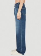 Kenzo - Suisen Relaxed Wide Leg Jeans in Blue