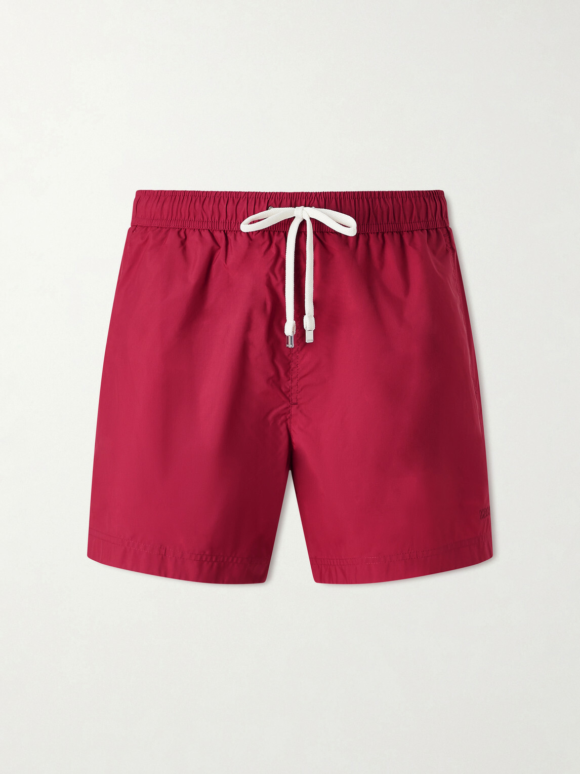 Zegna - Straight-Leg Mid-Length Swim Shorts - Red