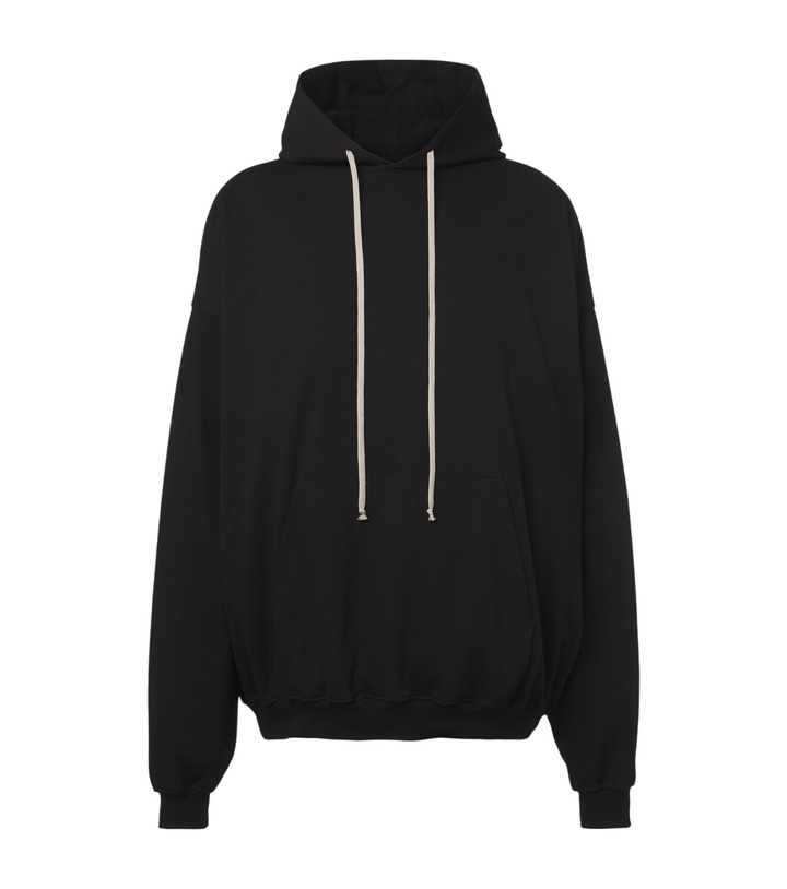 Photo: Rick Owens DRKSHDW Hun cotton jersey hoodie