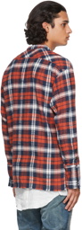 Greg Lauren Red Plaid Classic Studio Shirt