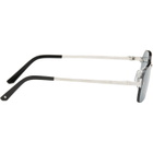 Cartier Silver 'Santos de Cartier' Sunglasses