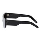 Rick Owens Black and Silver Performa Sunglasses