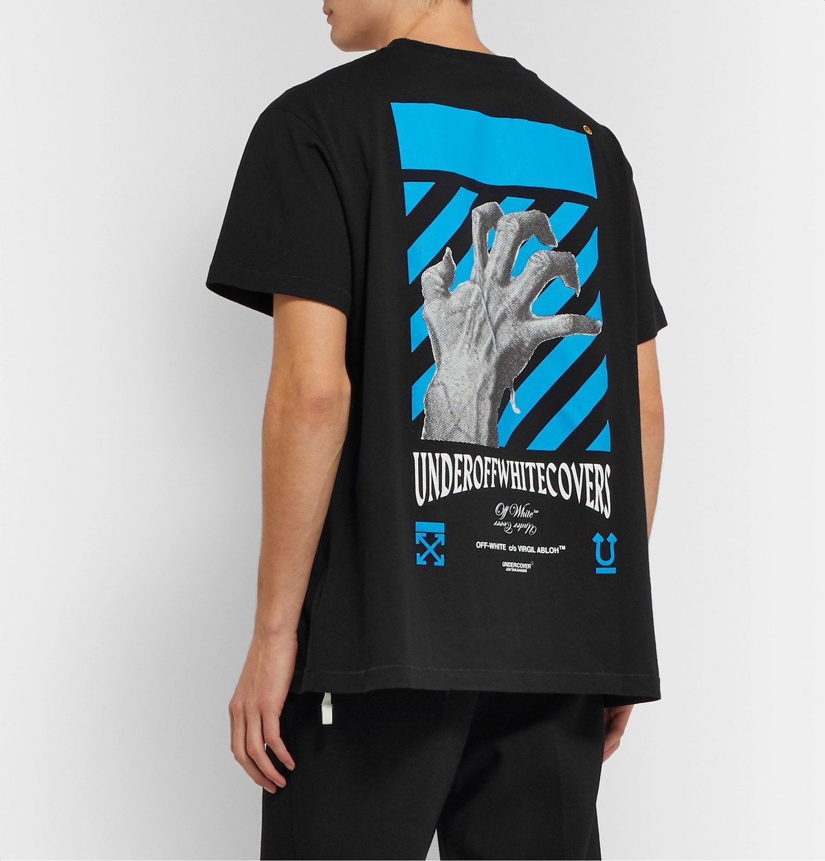 Off-White - Undercover Printed Cotton-Jersey T-Shirt - Black Off-White