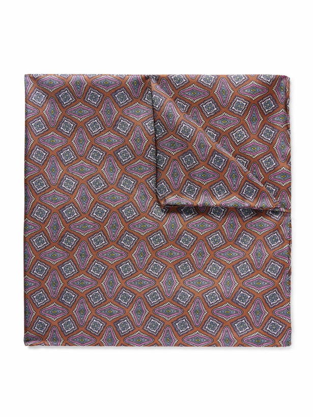 Photo: De Petrillo - Printed Silk-Twill Pocket Square
