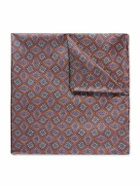 De Petrillo - Printed Silk-Twill Pocket Square