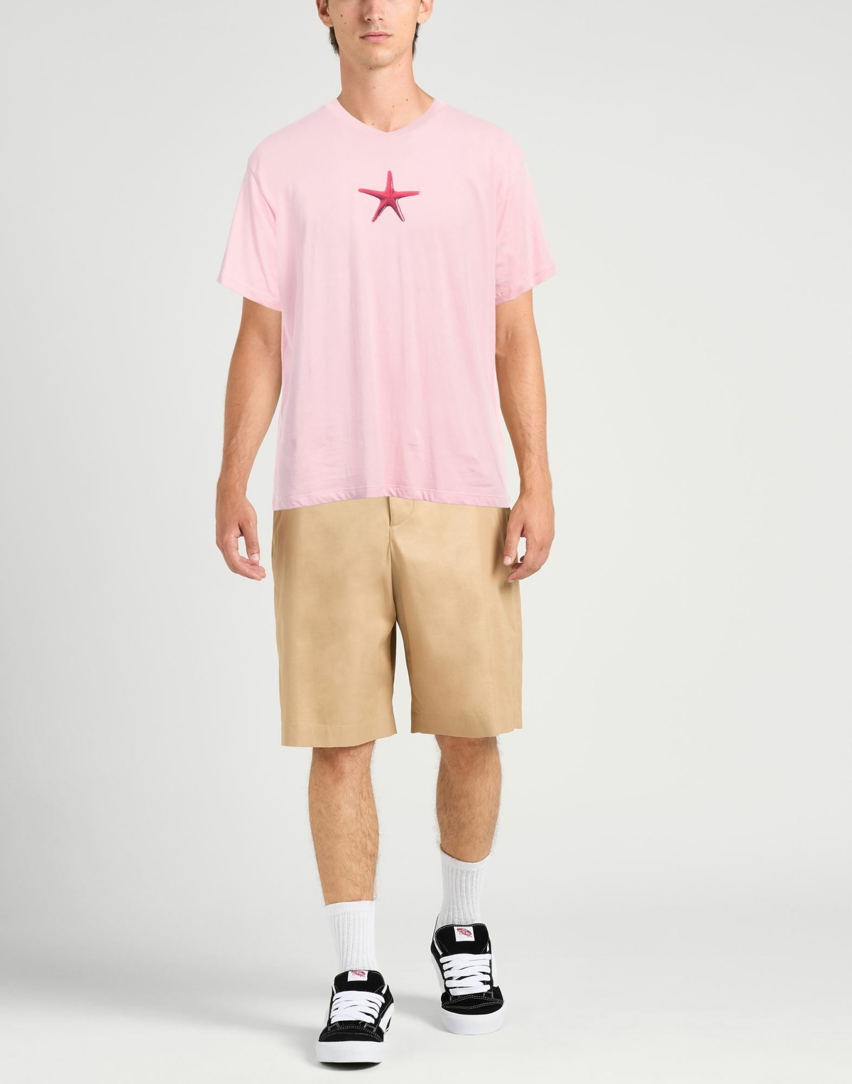 Sandro Mens T-shirt in Pink
